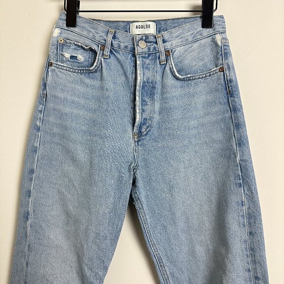 AGOLDE 90's Mid Rise Loose Fit in Wash Snapshot Size US 25 - Picture 5 of 16